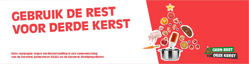 banner gebruik de rest voor derde kersts