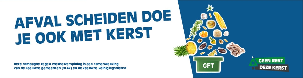 banner afvalscheiden doe je ook met kerst